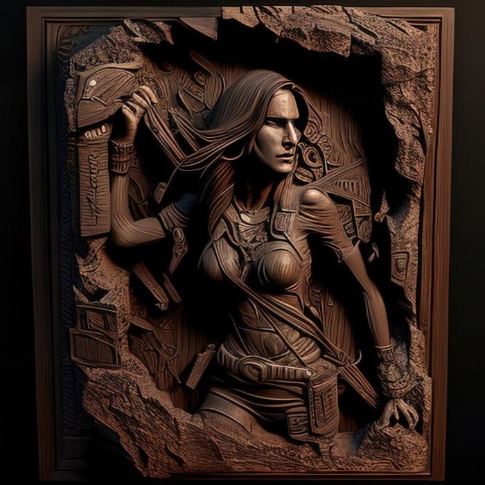 نموذج ثلاثي الأبعاد لآلة CNC ألعاب لعبة st Tomb Raider Definitive Edition